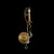 Allegri - 027420-047-FR001 - One Light Wall Bracket - Elise - Gold Patina