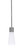 Toltec Lighting - 4801-GP-881 - One Light Mini Pendant - Everleigh - Graphite