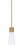 Toltec Lighting - 4801-NAB-881 - One Light Mini Pendant - Everleigh - New Age Brass