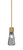 Toltec Lighting - 4801-NAB-882 - One Light Mini Pendant - Everleigh - New Age Brass