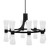 Toltec Lighting - 4808-MB-881 - 16 Light Chandelier - Everleigh - Matte Black