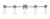 Toltec Lighting - 4825-GP-881 - Five Light Bath Bar - Everleigh - Graphite