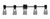 Toltec Lighting - 4825-MB-882 - Five Light Bath Bar - Everleigh - Matte Black