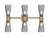 Toltec Lighting - 4826-NAB-882 - Six Light Bath Bar - Everleigh - New Age Brass