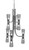 Toltec Lighting - 4846-GP-882 - 12 Light Chandelier - Everleigh - Graphite