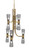 Toltec Lighting - 4846-NAB-882 - 12 Light Chandelier - Everleigh - New Age Brass