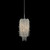 Allegri - 030610-010-FR001 - Three Light Mini Pendant - Cielo - Chrome