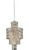 Allegri - 033250-014-FR001 - 13 Light Pendant - Kasturi - Silver