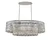 Allegri - 033260-014-FR001 - Six Light Island Pendant - Kasturi - Polished Silver