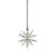 Allegri - 033610-050-FR001 - Six Light Pendant - Angelo - Matte Black w/ Polished Silver