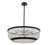 Allegri - 037355-052-FR001 - Nine Light Pendant - Terzo - Matte Black W Polished Chrome