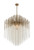 Allegri - 037656-038-FR001 - Eight Light Pendant - Estrella - Brushed Champagne Gold