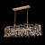 Allegri - 038161-044-FR001 - Eight Light Island Pendant - Inclanta - Winter Brass