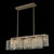 Allegri - 038961-038-FR001 - Five Light Island Pendant - Cometa - Brushed Champagne Gold