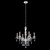 Allegri - 039071-061-FR001 - Six Light Chandelier - Venere - Pewter