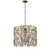 Allegri - 039556-062-FR001 - Six Light Pendant - Triangulo - True Brass