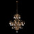 Allegri - 040377-044-FR001 - Eight Light Chandelier - Tulipani - Winter Brass