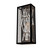 Allegri - 090221-052-FR001 - LED Outdoor Wall Sconce - Glacier Esterno - Matte Balck