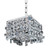 Allegri - 11193-010-FR001 - Four Light Flush Mount - Vermeer - Chrome