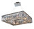 Allegri - 11710-010-FR001 - Eight Light Pendant - Quadro - Chrome