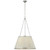 manufacturer_finish:Polished Nickel|manufacturer_glass:18 x 28 x 16 Silk Pleat