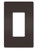 Legrand - RWP26 - One-Gang Screwless Wall Plate - radiant - Brown