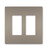 Legrand - RWP262NI - Two-Gang Screwless Wall Plate - radiant - Nickel