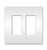 Legrand - RWP262W - Two-Gang Screwless Wall Plate White - radiant - White