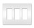 Legrand - RWP263W - Three-Gang Screwless Wall Plate - radiant - White