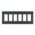 Legrand - RWP266G - Six-Gang Screwless Wall Plate - radiant - Graphite