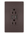 Legrand - TM826USBDBCCV4 - 15A Tamper-Resistant USB Outlet - radiant - Dark Bronze