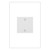 Legrand - WNAL44W1 - Wired Wake/Sleep Smart Switch with Netatmo - adorne - White