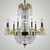 manufacturer_finish:Old Bronze(Black) with True Brass|light_source:Incandescent|crystal:P - Precision Clear Crystal