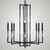 American Brass & Crystal - CH3544-35S-ST - Eight Light Chandelier - Magro - Old Bronze (Black)