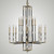 American Brass & Crystal - CH3545-35S-36G-ST - 16 Light Chandelier - Magro - Old Bronze (Black) with Old Brass
