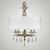 manufacturer_finish:Old Brass|manufacturer_glass:Hard Linen Hard Back Fabric Shade|light_source:Incandescent|crystal:G - Precision Clear Glacial Drop Crystal