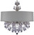 manufacturer_finish:Silver|manufacturer_glass:Gray Linen Hardback|crystal:Oval Precision