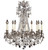 manufacturer_finish:Antique Silver|light_source:Incandescent|crystal:French Pendaloque Precision