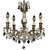 manufacturer_finish:Antique Black Glossy|light_source:Incandescent|crystal:A - Precision Clear French Pendaloque Crystal