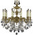 manufacturer_finish:French Gold Glossy|light_source:Incandescent|crystal:A - Precision Clear French Pendaloque Crystal