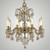 manufacturer_finish:Antique White Glossy|light_source:Incandescent|crystal:OLN - Precision Color Oval Golden Crystal