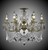 manufacturer_finish:Antique Black Glossy|light_source:Incandescent|crystal:French Pendaloque Precision