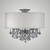 manufacturer_finish:Silver|manufacturer_glass:Hard Linen Hard Back Fabric Shade|crystal:A - Precision Clear French Pendaloque Crystal