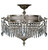 manufacturer_finish:Antique Silver|light_source:Incandescent|crystal:P - Precision Graduated Clear Crystal Chain