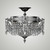 manufacturer_finish:Antique Silver|light_source:Incandescent|crystal:P - Precision Graduated Clear Crystal Chain