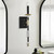 Magro One Light Wall Sconce (WS3266-35S-36G-ST)
