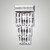 American Brass & Crystal - WS8352-P-38G - Four Light Wall Sconce - Valencia Modern - Polished Nickel