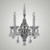 manufacturer_finish:Silver|light_source:Incandescent|crystal:A - Precision Clear French Pendaloque Crystal