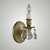 manufacturer_finish:True Brass|light_source:Incandescent|crystal:A - Precision Clear French Pendaloque Crystal