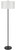 Cal Lighting - EC-1014FL - One Light Floor Lamp - Octavia - Bk
